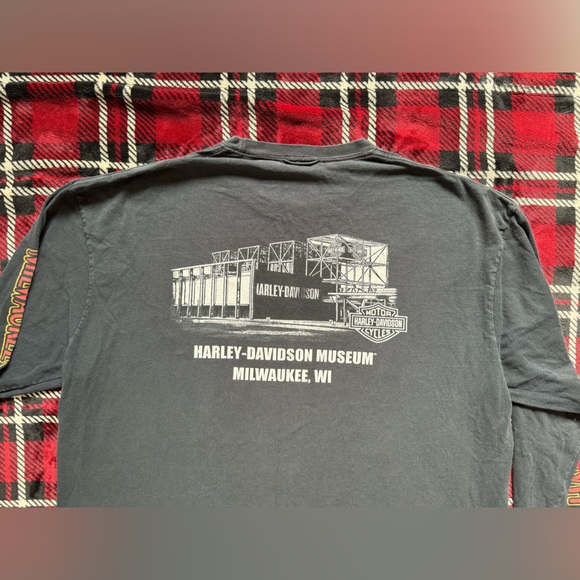 Harley Davidson Men's LS Reflection Tee - Picture 14 of 14